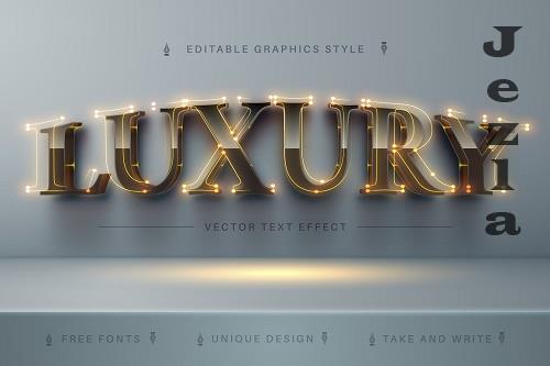 Luxury Light - Editable Text Effect - 7131081