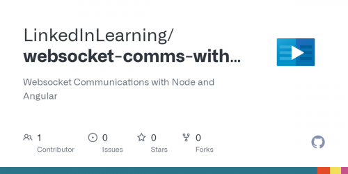 Linkedin Learning - WebSocket Communications with Node and Angular