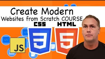 Learn HTML CSS Create a Modern Responsive Website from scratch