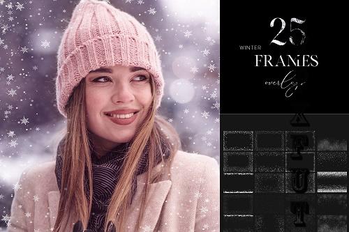 25 Winter Frames Clipart, Christmas Frames Overlays - 1894534-25-winter-frames-clipart-christmas-frames-overlays