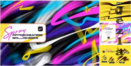 Spray Procreate Brushes