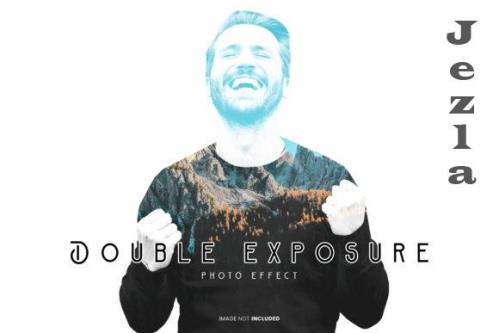 Double Exposure Photo Effect Psd