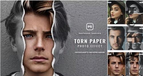 Torn Paper Effect Photoshop - THX48GS Torn Paper Effect Photoshop - THX48GS