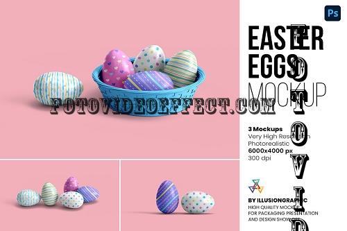 Easter Eggs Mockup - 3 Views - 7139615