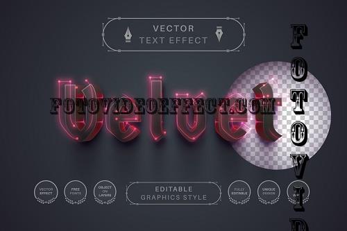 Velvet - Editable Text Effect - 7136654