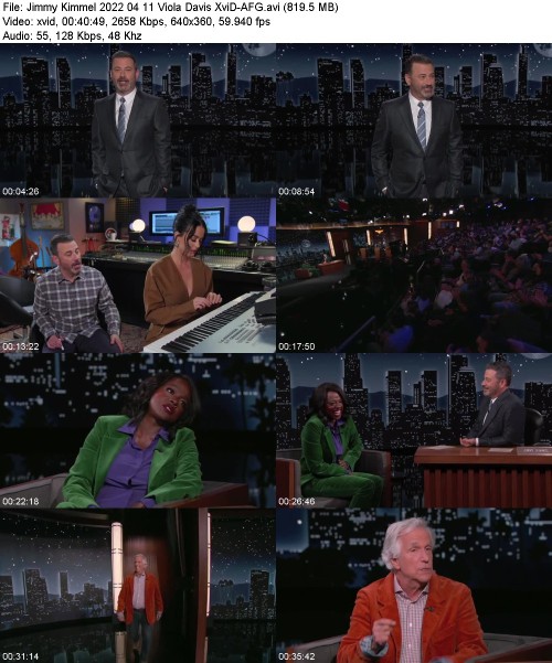Jimmy Kimmel 2022 04 11 Viola Davis XviD-[AFG]
