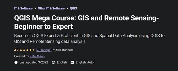 QGIS Mega Course GIS and Remote Sensing- Beginner to Expert