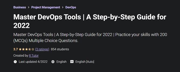 Master DevOps Tools | A Step-by-Step Guide for 2022