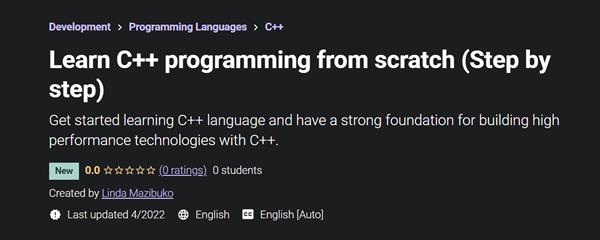Learn C++ programming from scratch (Step by step)