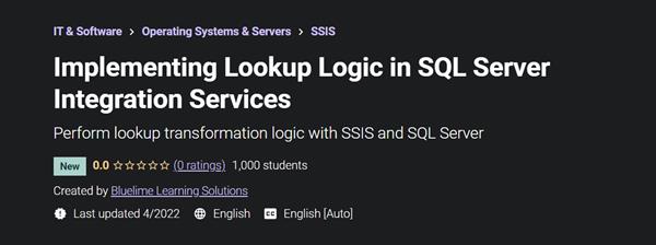 Implementing Lookup Logic in SQL Server Integration Services