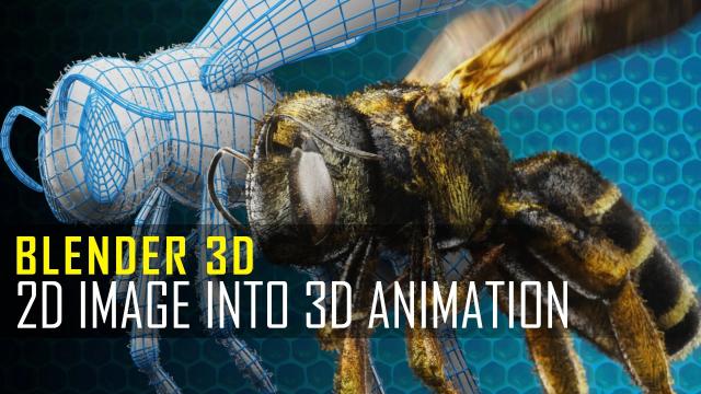 2D Photo Into 3D Animation: Blender 3.0