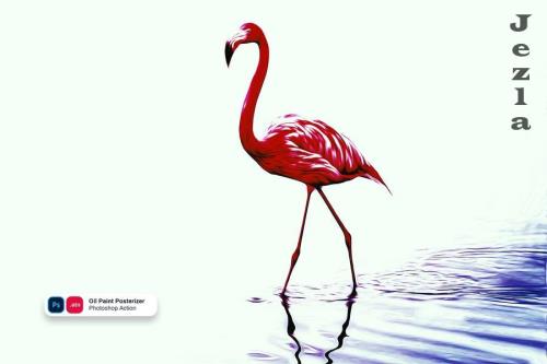 Oil Paint Posterizer Photoshop Action - 984XETX Oil Paint Posterizer Photoshop Action - 984XETX