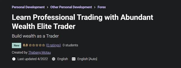 Learn Professional Trading with Abundant Wealth Elite Trader