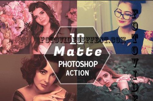 10 Matte Photoshop Action