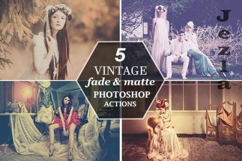 5 Vintage Fade & Matte Photoshop Effect