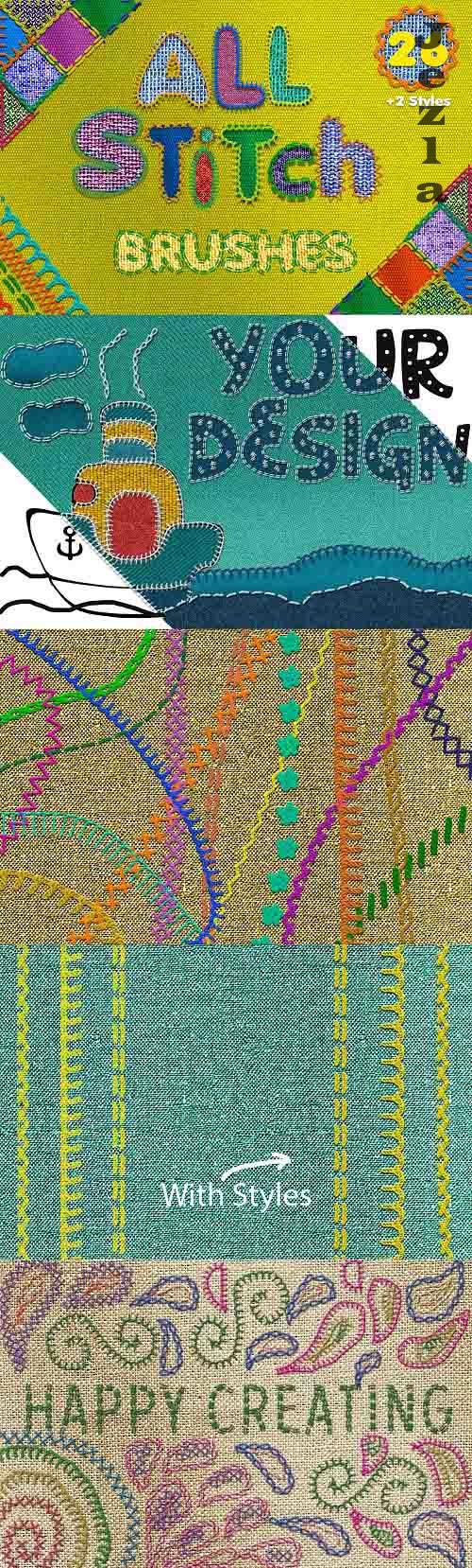 Stitch Brushes Big Set - 7106748 Stitch Brushes Big Set - 7106748