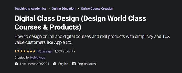 Digital Class Design (Design World Class Courses & Products)