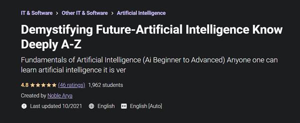 Demystifying Future-Artificial Intelligence Know Deeply A-Z