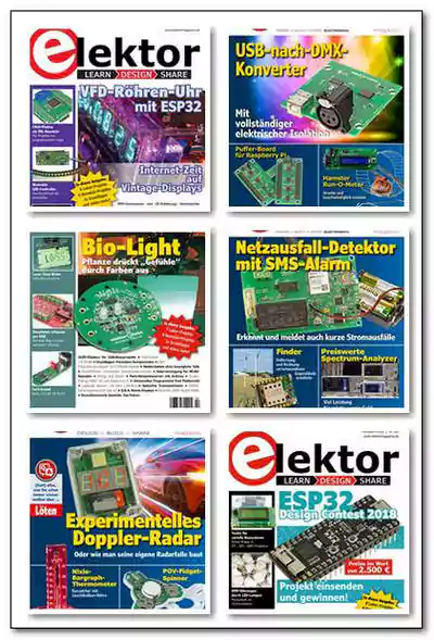 Elektor Electronics №1-12 2018 (Germany)