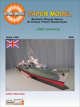 HMS Savage (GreMir Models 006)