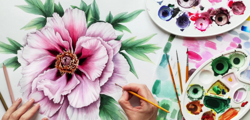 Watercolor Flowers: Create Beautiful Botanicals With This Simple Method