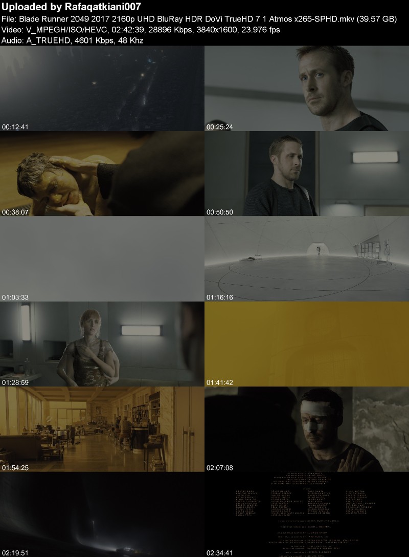 Blade Runner 2049 2017 2160p UHD BluRay HDR DoVi TrueHD 7 1 Atmos x265-SPHD Blade Runner 2049 2017 2160p UHD BluRay HDR DoVi TrueHD 7 1 Atmos x265-SPHD