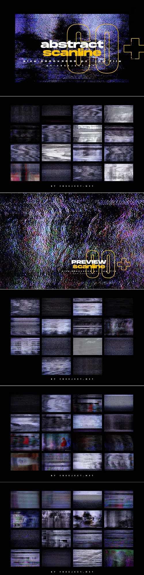 62 Abstract Scanline Glitch Texture - 5171877