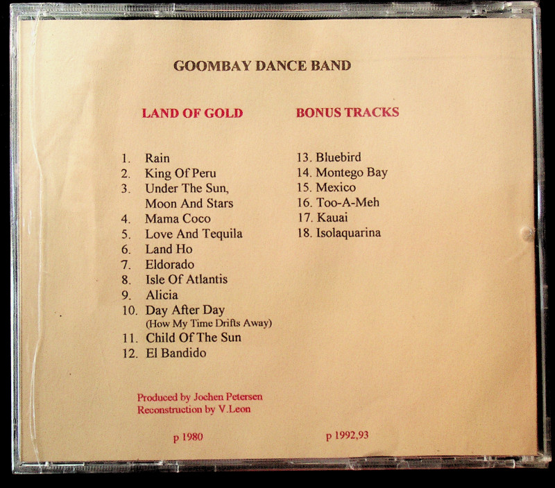 Dance band перевод. Goombay Dance Band Land of Gold. Goombay Dance Band. Red Religion Band 1980.