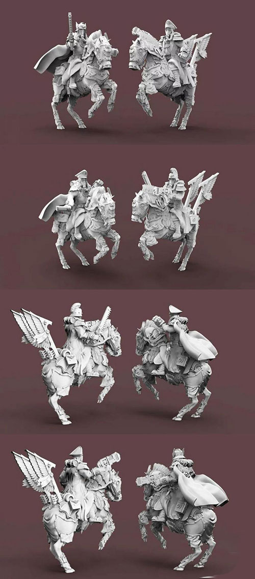 3D Print Models Mounted Commissar