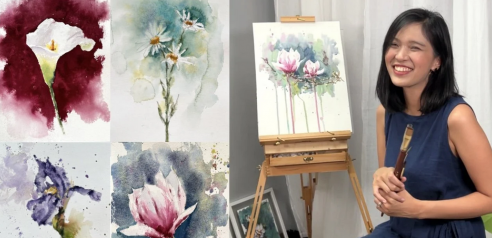 Expressive Flowers in Watercolor: Painting with Expression, Freedom and Style