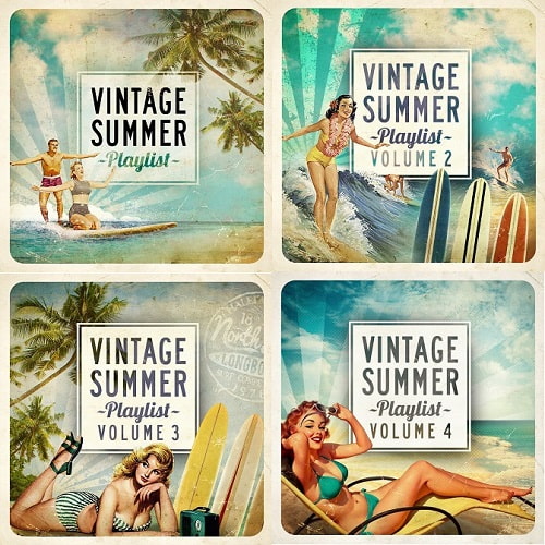 Vintage Summer Playlist Vol.1-4 (4 albums) (2014-2017)