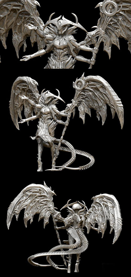 3D Print Models Dark Unity Reborn Angel