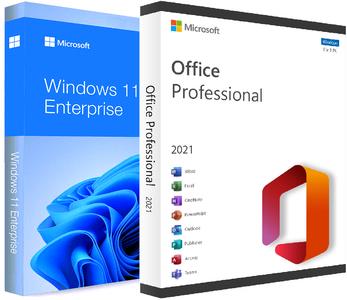 Windows 11 Enterprise 21H2 Build 22000.613 x64 (No TPM Required) With Office 2021 Pro Plus Multilingual Preactivated