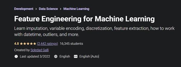 Feature Engineering for Machine Learning with Soledad Galli