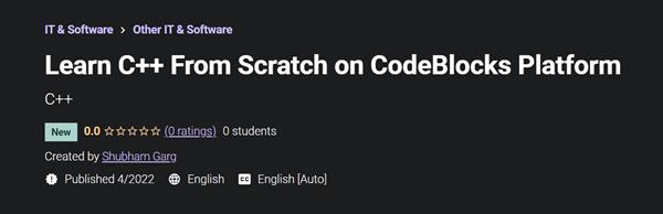 Learn C++ From Scratch on CodeBlocks Platform