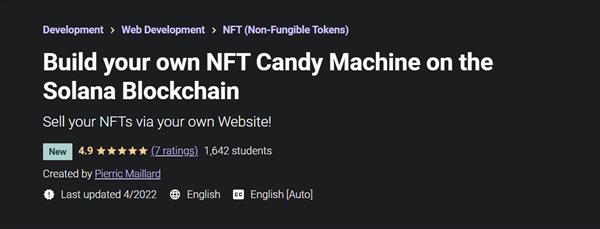 Build your own NFT Candy Machine on the Solana Blockchain