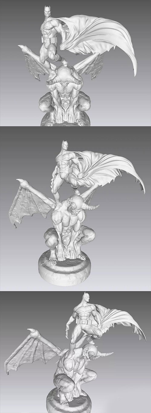 3D Print Models Batman on Gargoyle