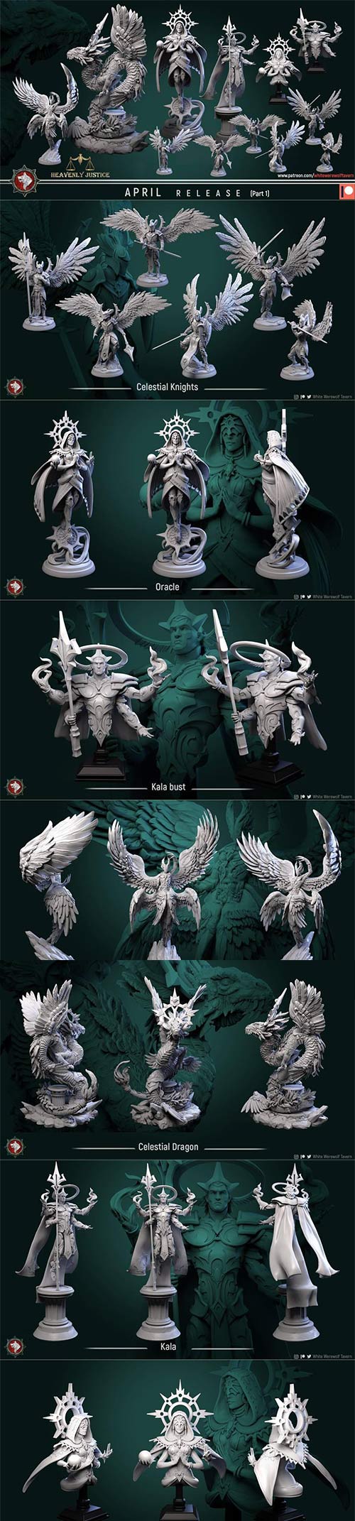 3D Print Models White Werewolf Tavern - Heavenly Justice Part 1 April 2022