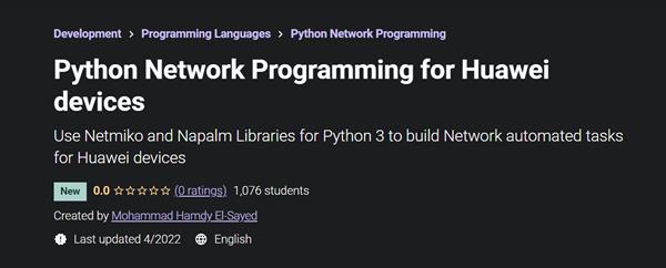 Python Network Programming for Huawei devices