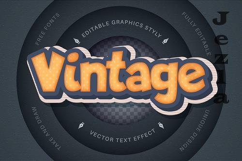 Old Vintage - Editable Text Effect - 7149935 Old Vintage - Editable Text Effect - 7149935