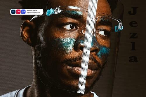 Acrylic Paint Photoshop Action