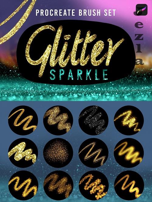 Glitter Sparkle Procreate Brushes - 7151534