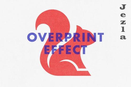 Overprint Photoshop Effect - 7157958