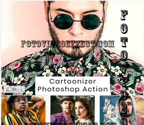 Cartoonizer Photoshop Action - PEJXNEB