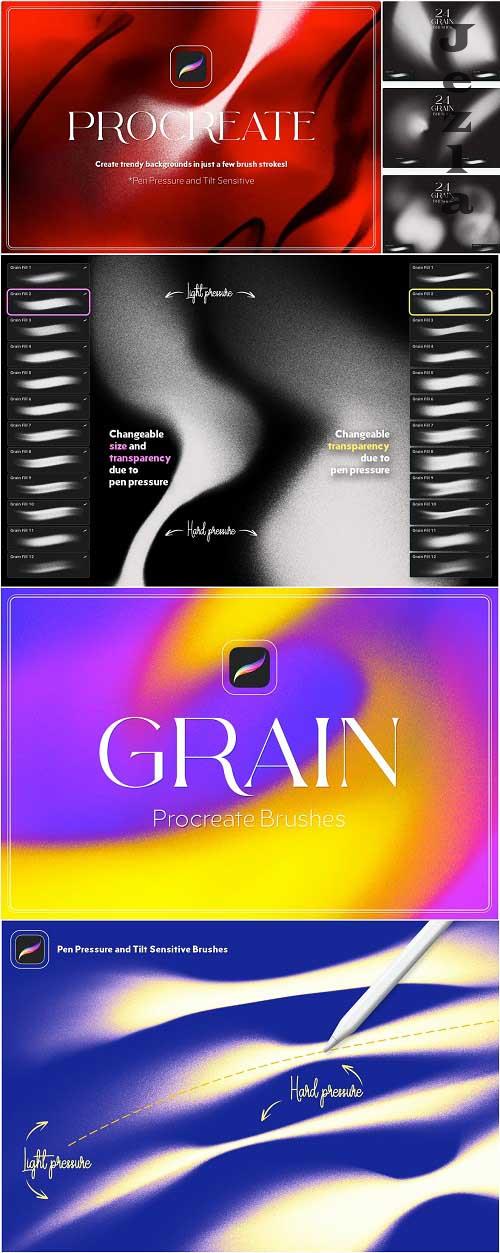 Procreate Brushes for Grain Backgrounds