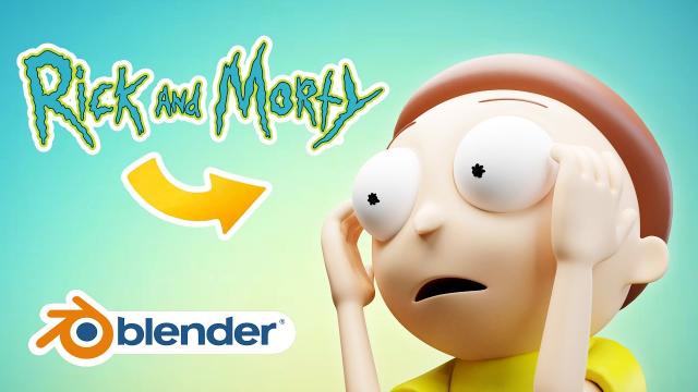 Learn How to Create 3D Rick And Morty Character