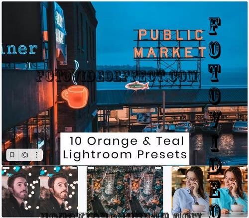 10 Orange & Teal Lightroom Presets - DUC7VL3