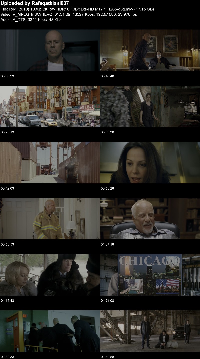 Red (2010) 1080p BluRay HDR10 10Bit Dts-HD Ma7 1 H265-d3g Red (2010) 1080p BluRay HDR10 10Bit Dts-HD Ma7 1 H265-d3g