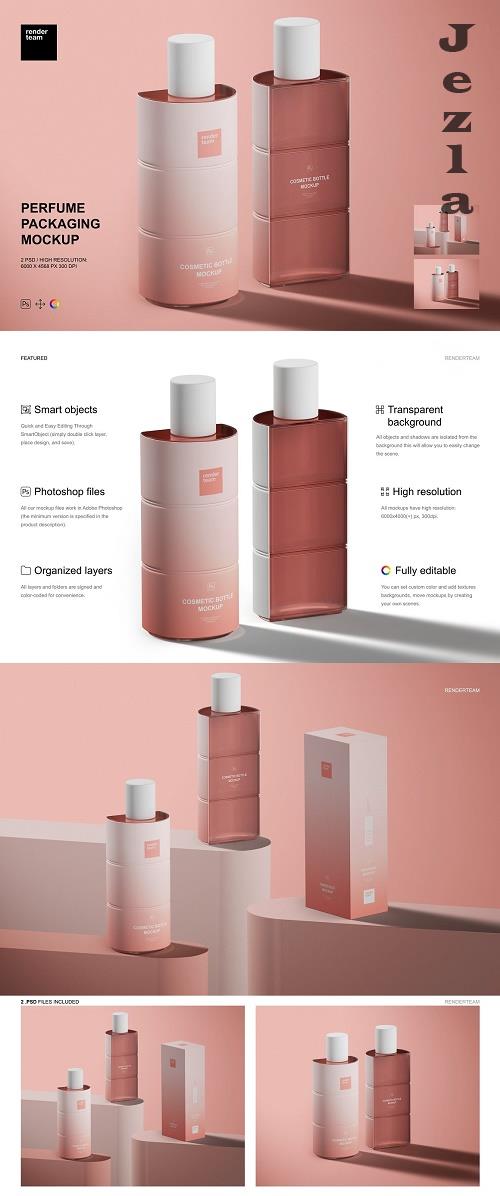 Perfume Packaging Mockup - 6630803