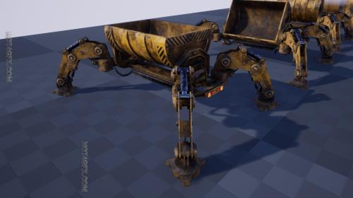 SCI FI: MINING WAGON DROID v4.27 for Unreal Engine